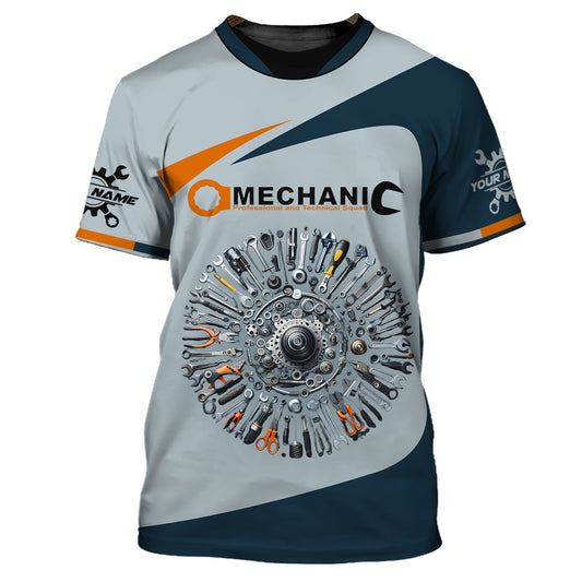 UniJames Unisex Shirt, Custom Name Mechanic Shirt, Mechanic Uniforms, Workwear Shirt, Shirt for Workers