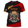 UniJames Skull Mechanic Custom Name 3D Full Print Shirt Gift For Mechanic