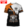 UniJames Mechanic Skull Custom Name Auto Mechanic Unisex Shirts