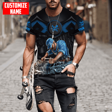 UniJames Personalized Auto Mechanic All Over Printed Shirts For Men and Women KLANND