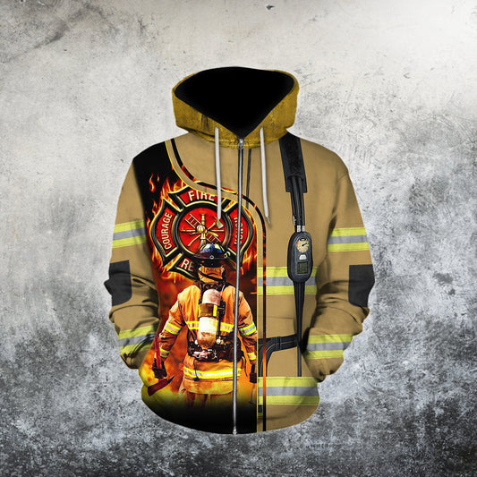 UniJames Brave Firefighter-Fireman Shirts For Men and Women TA