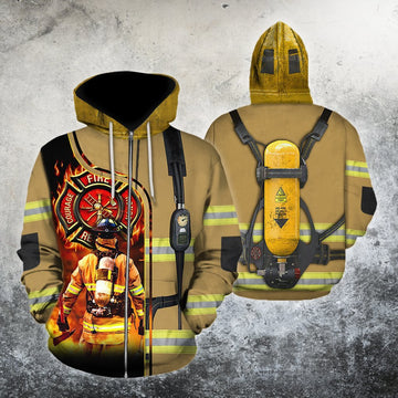UniJames Brave Firefighter-Fireman Shirts For Men and Women TA