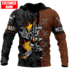 UniJames Customized All Over Printed Auto Mechanic Skull All Over Printed Shirt