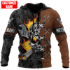 UniJames Customized All Over Printed Auto Mechanic Skull All Over Printed Shirt