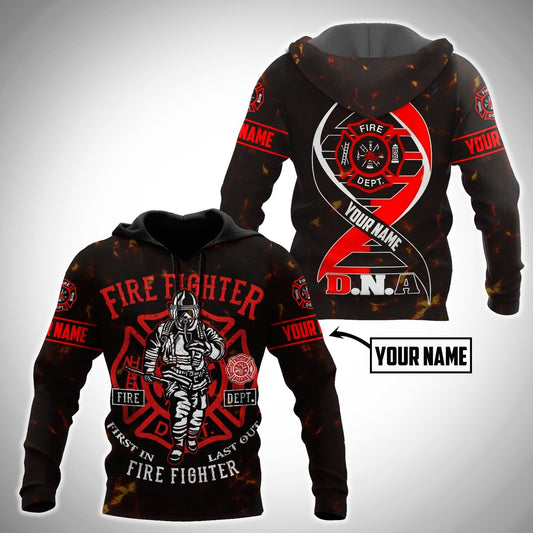 UniJames Customize Name Firefighter Unisex Shirts DAHH