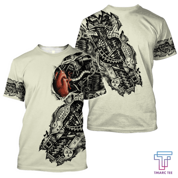 UniJames Mechanic Metal Tattoo Shirts HAC