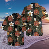 UniJames Floral Firefighter Shirt For Men