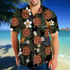 UniJames Floral Firefighter Shirt For Men