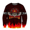 UniJames Cool Skull Firefighter Hoodie For Men And Women