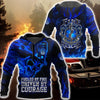 UniJames Blue Skull Firefighter Hoodie Shirts For Men And Women