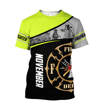 UniJames November Firefighter Hoodie For Men And Women