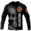 UniJames Crazy Skull Firefighter Hoodie For Men And Women