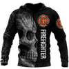 UniJames Crazy Skull Firefighter Hoodie For Men And Women