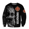 UniJames Crazy Skull Firefighter Hoodie For Men And Women