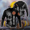 UniJames Crazy Skull Firefighter Hoodie For Men And Women