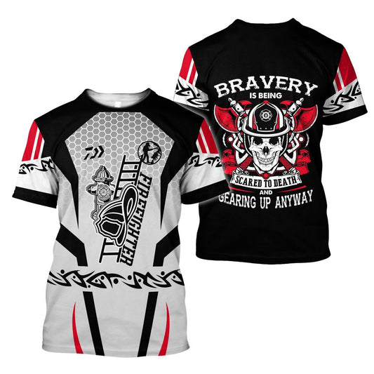 UniJames Go Forward Brave Firefighter Hoodie Shirts For Men And Women
