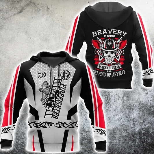UniJames Go Forward Brave Firefighter Hoodie Shirts For Men And Women