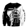 UniJames Personalized Firefighter Black White Color 3D All Over Printed Hoodie For Men And Women