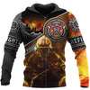 UniJames Brave Firefighter 3D All Over Printed Hoodie Shirt