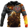 UniJames Brave Firefighter 3D All Over Printed Hoodie Shirt