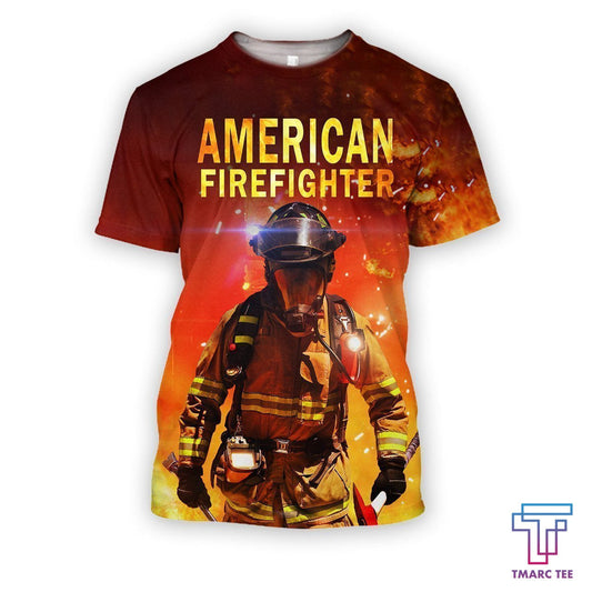 UniJames All over printed firefighter hoodie