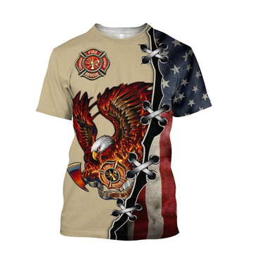 UniJames Supper Firefighter Hoodie For Men And Women DA