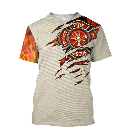 UniJames Firefighter Soldier Shirt Hoodie For Men And Women