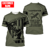 UniJames Customized Name Carpenter Can Fix What Stupid Does Shirts