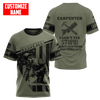 UniJames Customized Name Carpenter Can Fix What Stupid Does Shirts