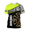 UniJames Customize Name Firefighter Shirts For Men And Women MH
