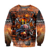 UniJames Brave Firefighter-Fireman 3D All Over Printed Shirts For Men And Women Hoodie
