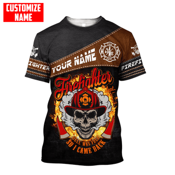 UniJames Customize Name Firefighter Unisex Shirts SN