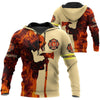 UniJames Respectful Firefighter Printed Hoodie For Men And Women TQHSA
