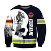 UniJames Customize Name Firefighter Hoodie Shirts For Men And Women MH