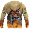 UniJames Customize Name Firefighter Hoodie Shirts For Men And Women TNA
