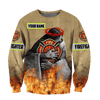 UniJames Customize Name Firefighter Hoodie Shirts For Men And Women TNA