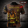 UniJames Customize Name Firefighter Hoodie For Men And Women TNA