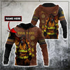 UniJames Customize Name Firefighter Hoodie For Men And Women TNA