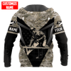 UniJames Personalized Name Carpenter Camo Hoodie