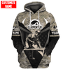 UniJames Personalized Name Carpenter Camo Hoodie