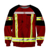 UniJames Customize Name Firefighter Hoodie For Men And Women MH