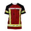 UniJames Customize Name Firefighter Hoodie For Men And Women MH