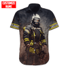 UniJames Customized Name Firefighter Unisex Shirts