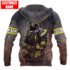 UniJames Customized Name Firefighter Unisex Shirts