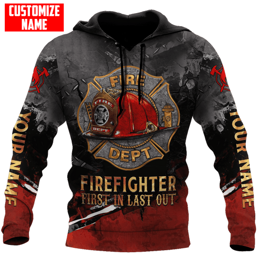 UniJames Customize Name Firefighter Unisex Shirts