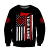 UniJames Customize Name Firefighter 3D All Printed Hoodie For Men And Women DA