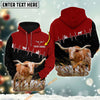 Uni Personalized Name Texas Longhorn Xmas Hoodie