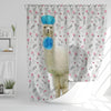 Uni Alpaca Flower 3D Shower Curtain