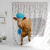Uni Limousin Flower 3D Shower Curtain