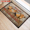 Uni Limousin Custom Name - Home To Where The Herd Is FarmHouse Doormat